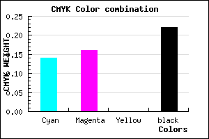 #ABA7C7 color CMYK mixer