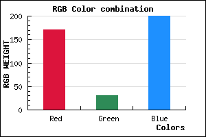 rgb background color #AB1EC8 mixer