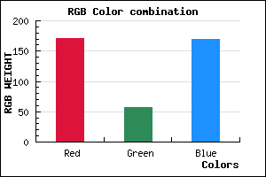 rgb background color #AB39AA mixer