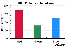 rgb background color #AB4F7C mixer