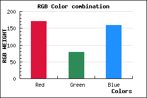 rgb background color #AB4F9F mixer