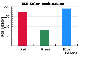 rgb background color #AB50BE mixer