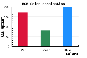 rgb background color #AB50C8 mixer