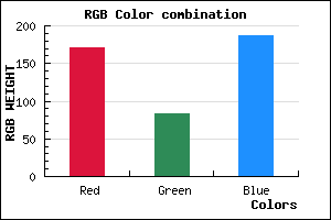 rgb background color #AB53BB mixer