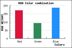 rgb background color #AB5DBB mixer
