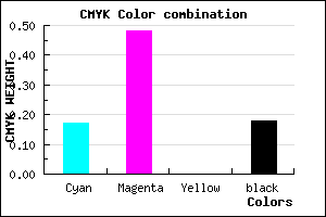 #AC6CD0 color CMYK mixer
