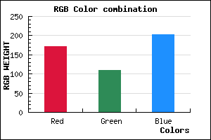 rgb background color #AC6DCB mixer