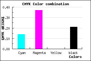#AC7FC9 color CMYK mixer