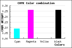#AC8BBD color CMYK mixer