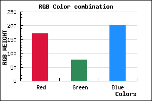 rgb background color #AC4DCB mixer