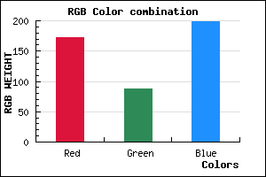 rgb background color #AC58C6 mixer