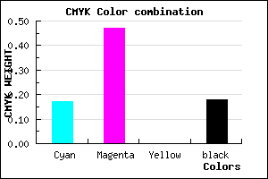 #AD6ED0 color CMYK mixer