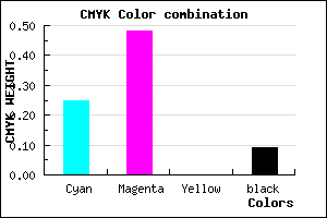 #AD78E8 color CMYK mixer