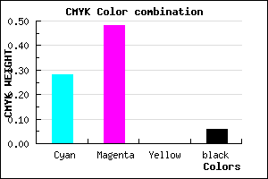 #AD7CF0 color CMYK mixer