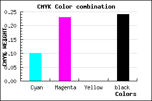 #AD95C1 color CMYK mixer