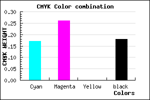 #AD9BD1 color CMYK mixer