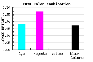 #AD9BD3 color CMYK mixer