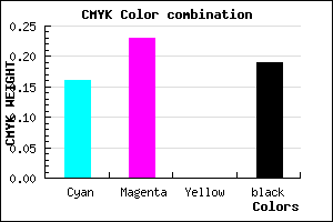 #AD9FCF color CMYK mixer
