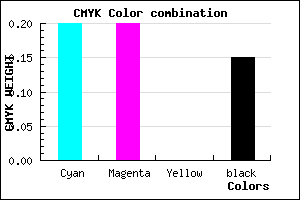 #ADACD8 color CMYK mixer