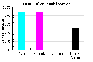 #ADADDD color CMYK mixer