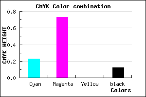 #AD3DE1 color CMYK mixer