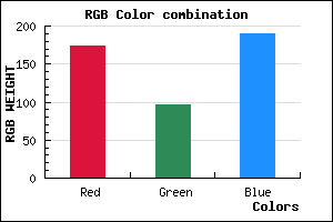 rgb background color #AD60BE mixer