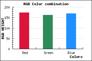rgb background color #AEA2AA mixer