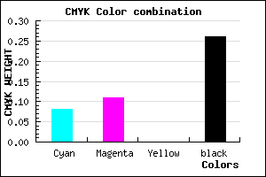 #AEA9BD color CMYK mixer