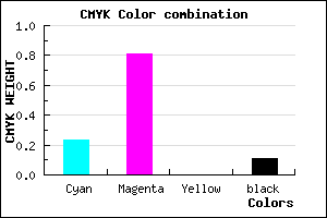 #AE2BE3 color CMYK mixer