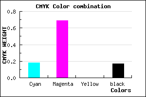 #AE41D3 color CMYK mixer