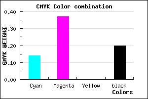 #AF7FCB color CMYK mixer