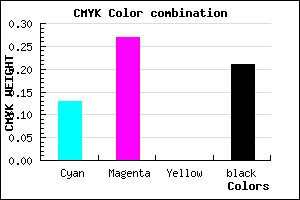 #AF93C9 color CMYK mixer