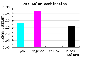 #AF9CD6 color CMYK mixer