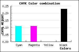 #AFAFC5 color CMYK mixer