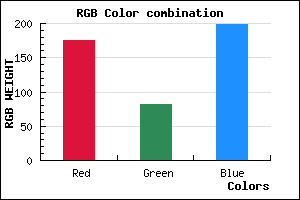 rgb background color #AF52C6 mixer