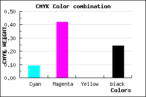 #B070C2 color CMYK mixer