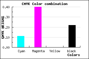 #B076C6 color CMYK mixer