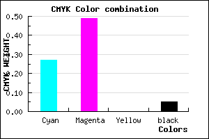 #B07CF2 color CMYK mixer