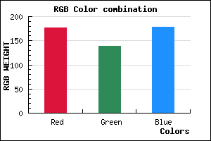 rgb background color #B08AB2 mixer