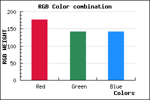 rgb background color #B08D8D mixer