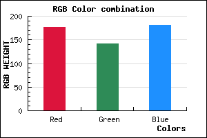 rgb background color #B08DB5 mixer