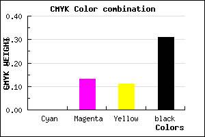 #B09A9C color CMYK mixer