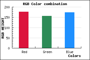 rgb background color #B09CAE mixer
