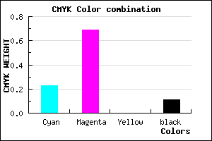 #B046E4 color CMYK mixer
