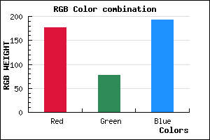 rgb background color #B04DC1 mixer