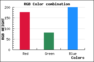 rgb background color #B050C8 mixer