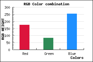 rgb background color #B053FD mixer