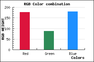 rgb background color #B058B3 mixer