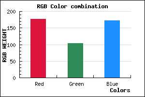 rgb background color #B167AC mixer