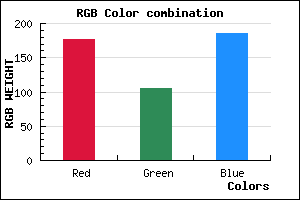 rgb background color #B169B9 mixer